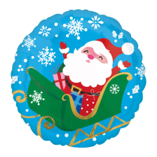 Standard Happy Santa In Sleigh